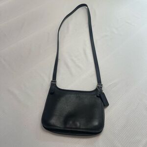 Vintage Coach Leather Suede Saddle Messenger Courier Crossbody Bag COC-9142